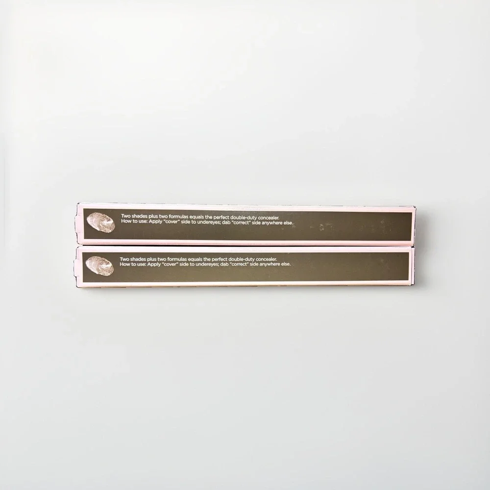 2 Pack Flesh Beauty By Revlon Hide The Evidence Double Concealer - Peachy Beige